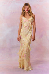 Rialto Summer Heirloom Print Dress