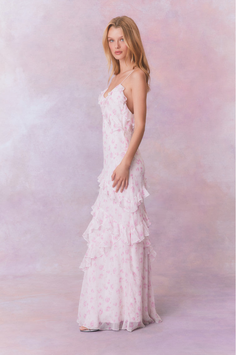 Rialto Heirloom Print Maxi Dress