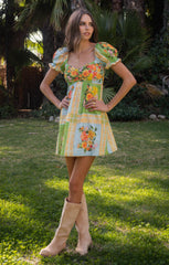 Annabelle Mini Dress ~ Country Bouquet
