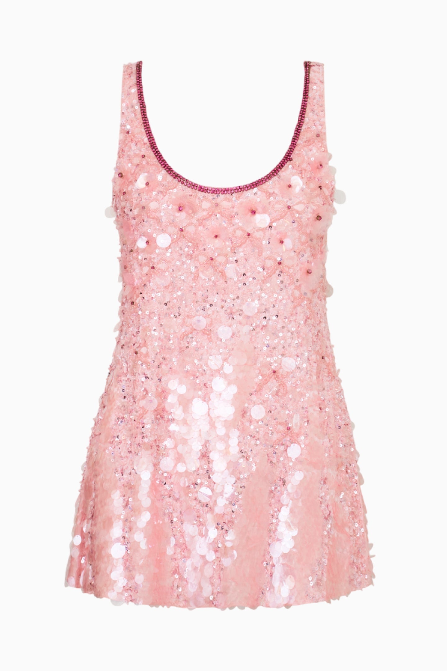 Sarine Beaded Mini Party Dress