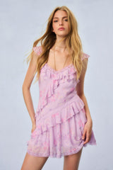 Serima Heirloom Print Mini Dress