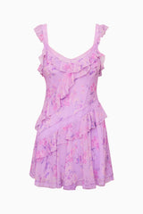 Serima Heirloom Print Mini Dress