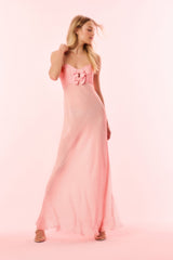 Bellby Polkadot Bow Gown