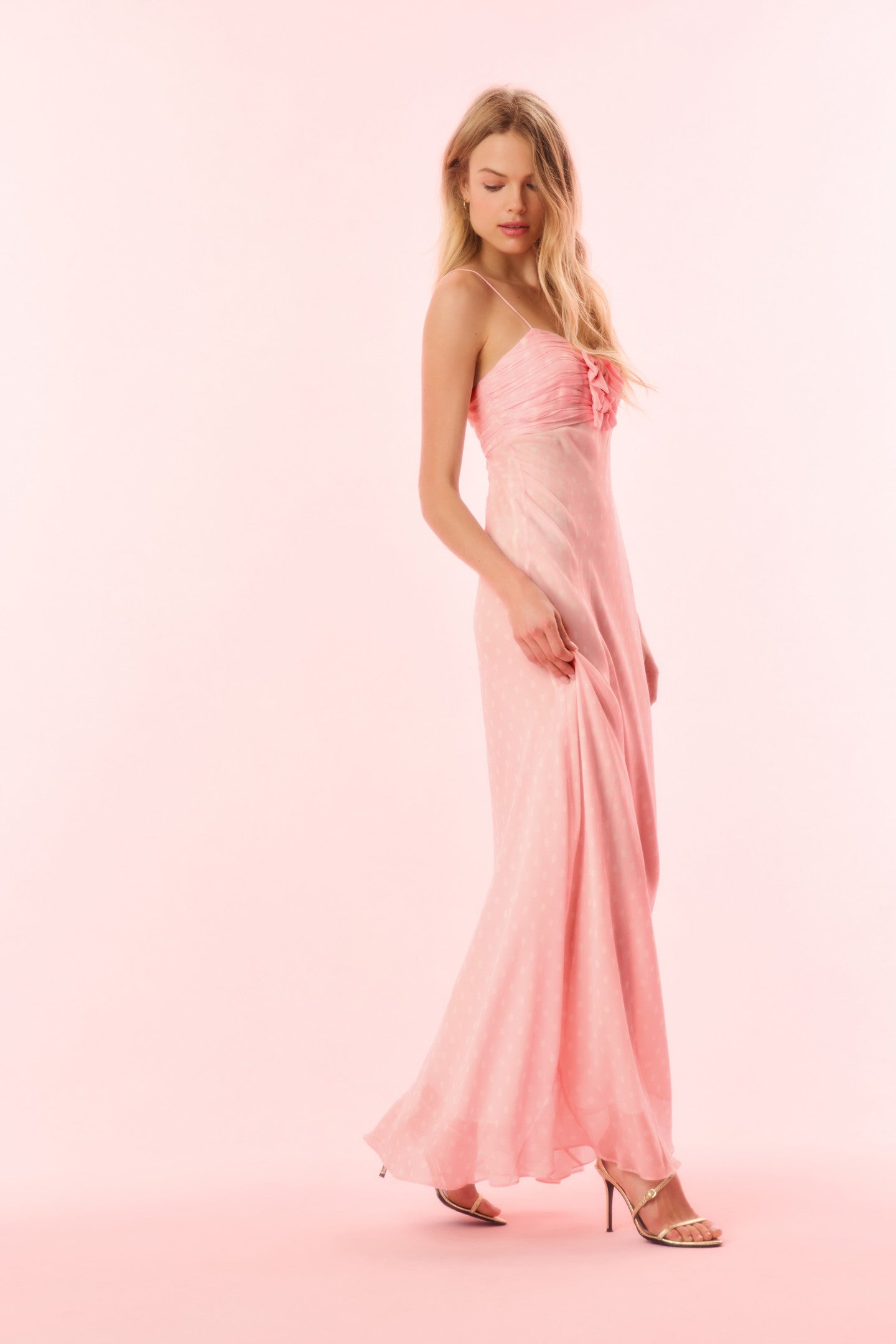 Bellby Polkadot Bow Gown