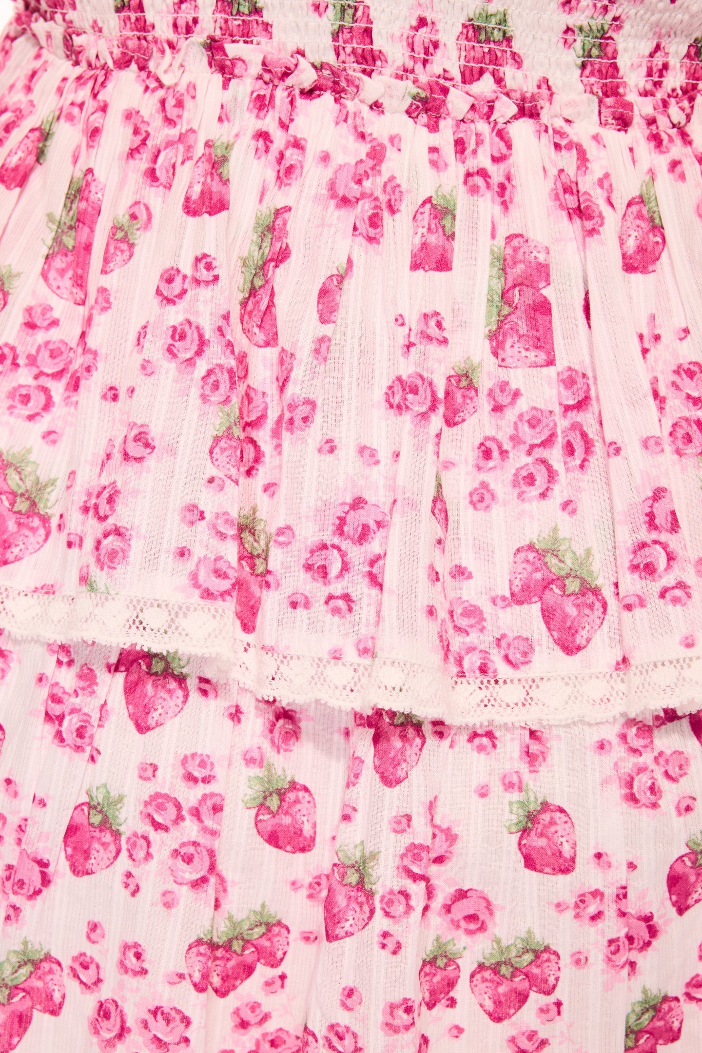 Soira Summer Heirloom Print Mini Dress