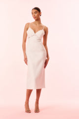 Sydelle Linen Cut-Out Midi Dress