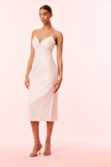 Sydelle Linen Cut-Out Midi Dress