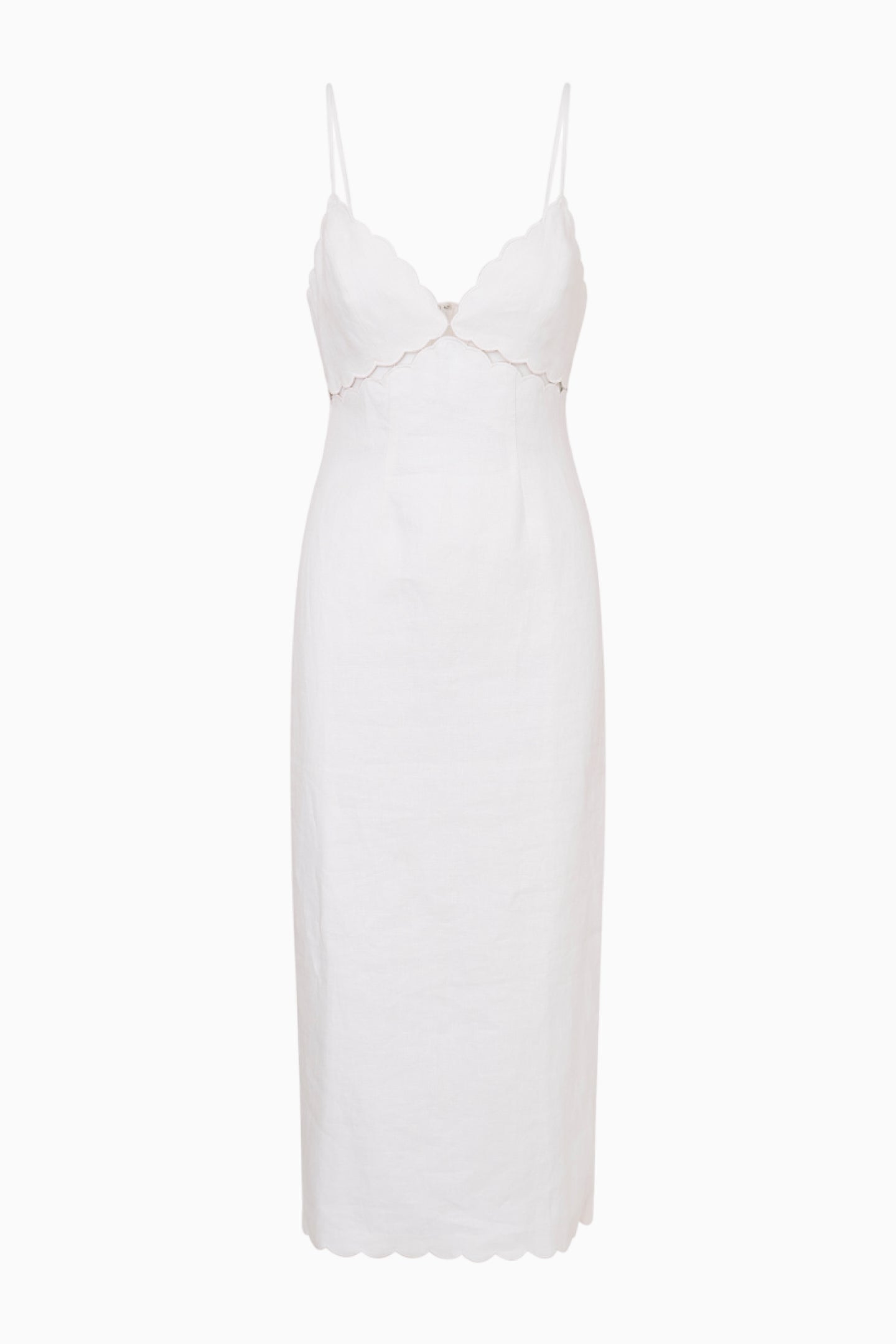 Sydelle Linen Cut-Out Midi Dress
