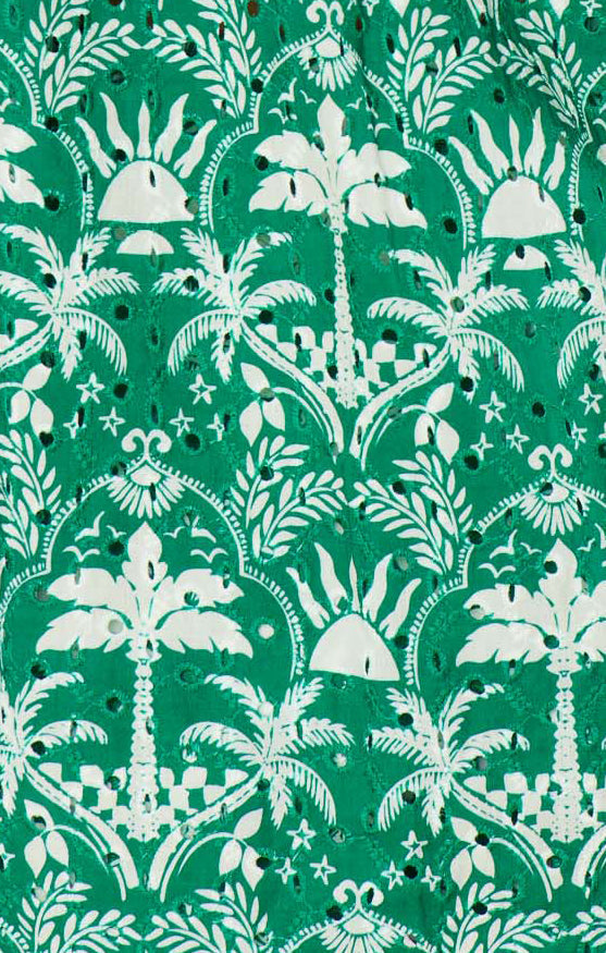 Hepburn Midi Dress ~ Tiki Palms