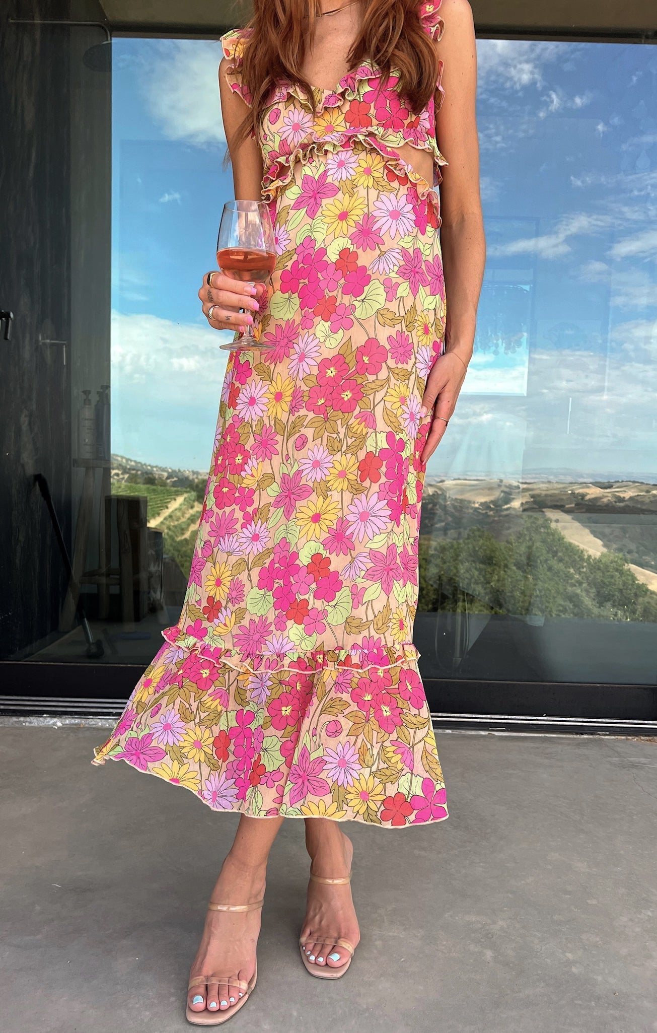 Lane Midi Dress ~ Carnaby Floral