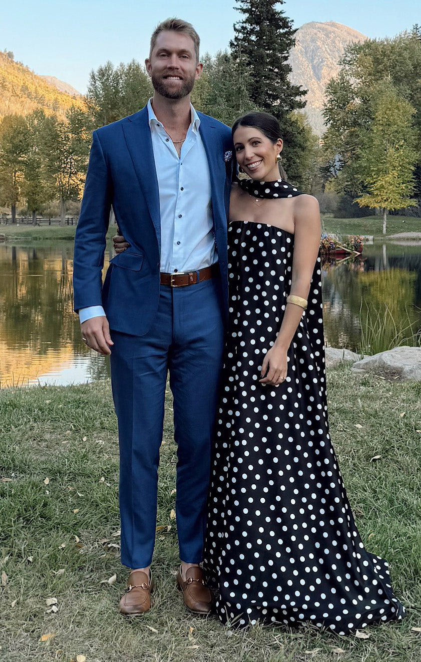 Tinsley Tube Dress ~ Polka Dot