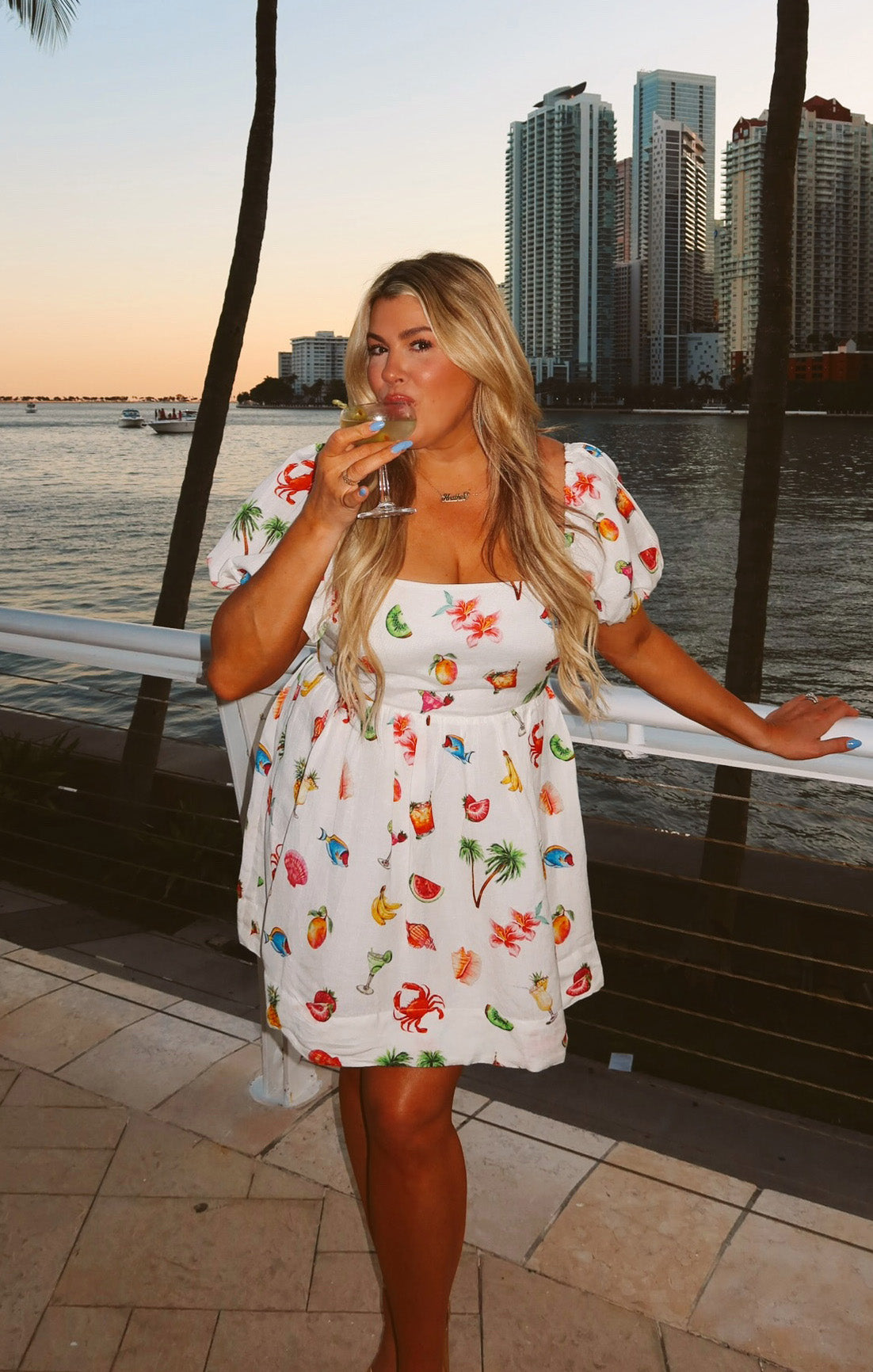 Sightseeing Mini Dress ~ Island Icons