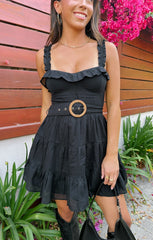 Jolene Mini Dress ~ Black