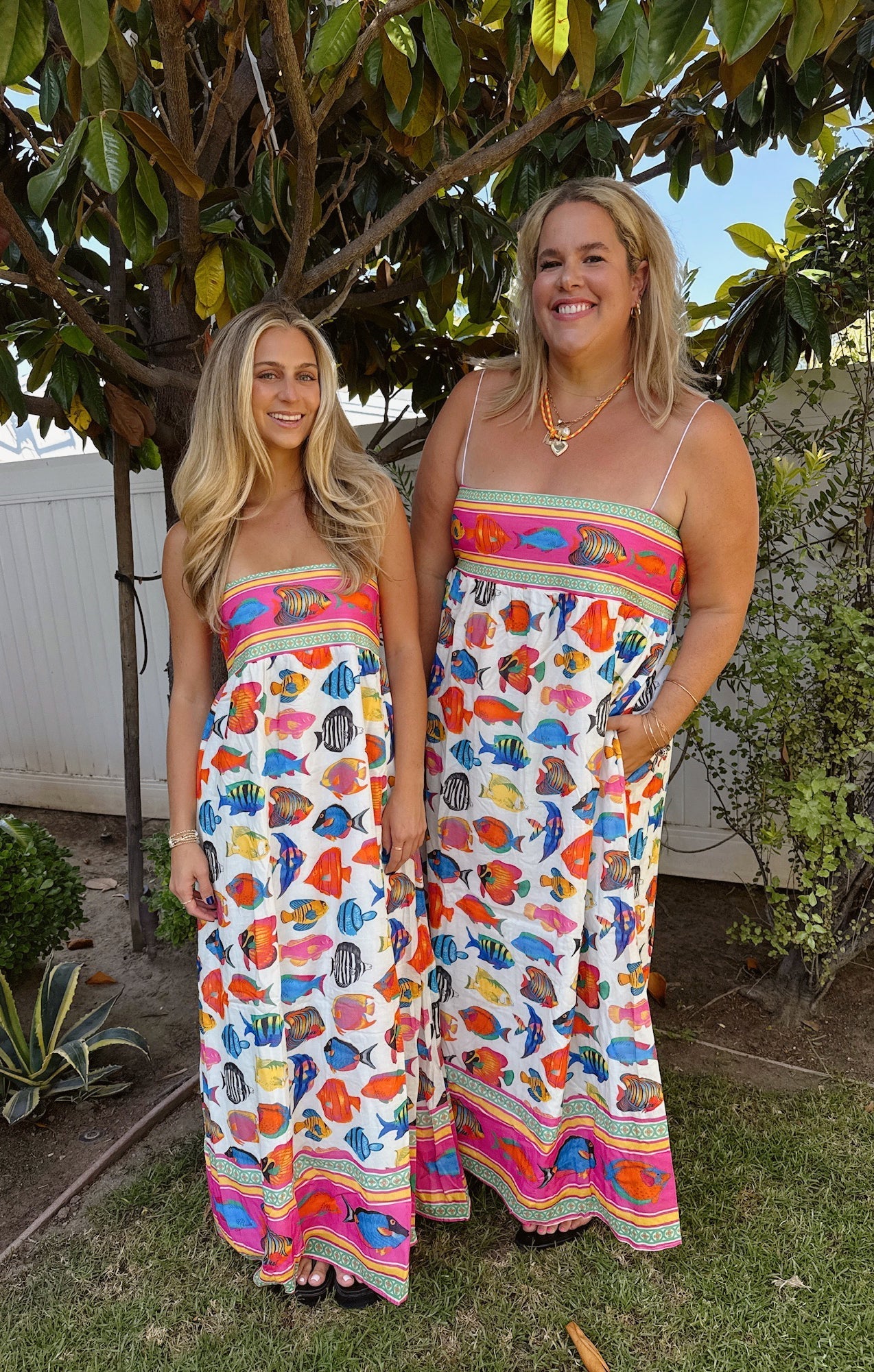 Skylar Maxi Dress ~ Rainbow Reef
