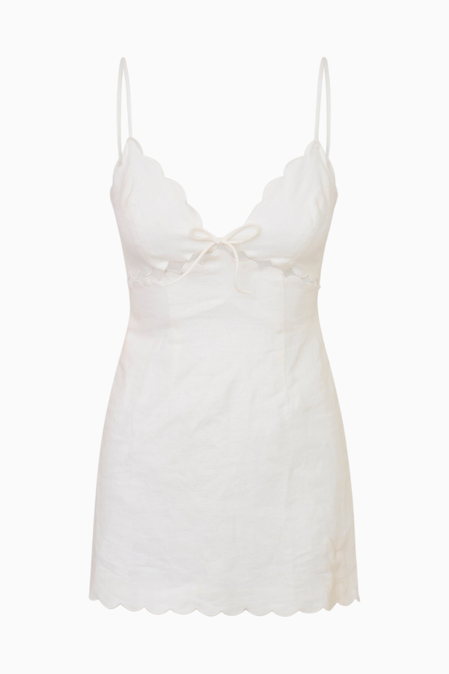 Sydow Linen Cut-Out Mini Dress