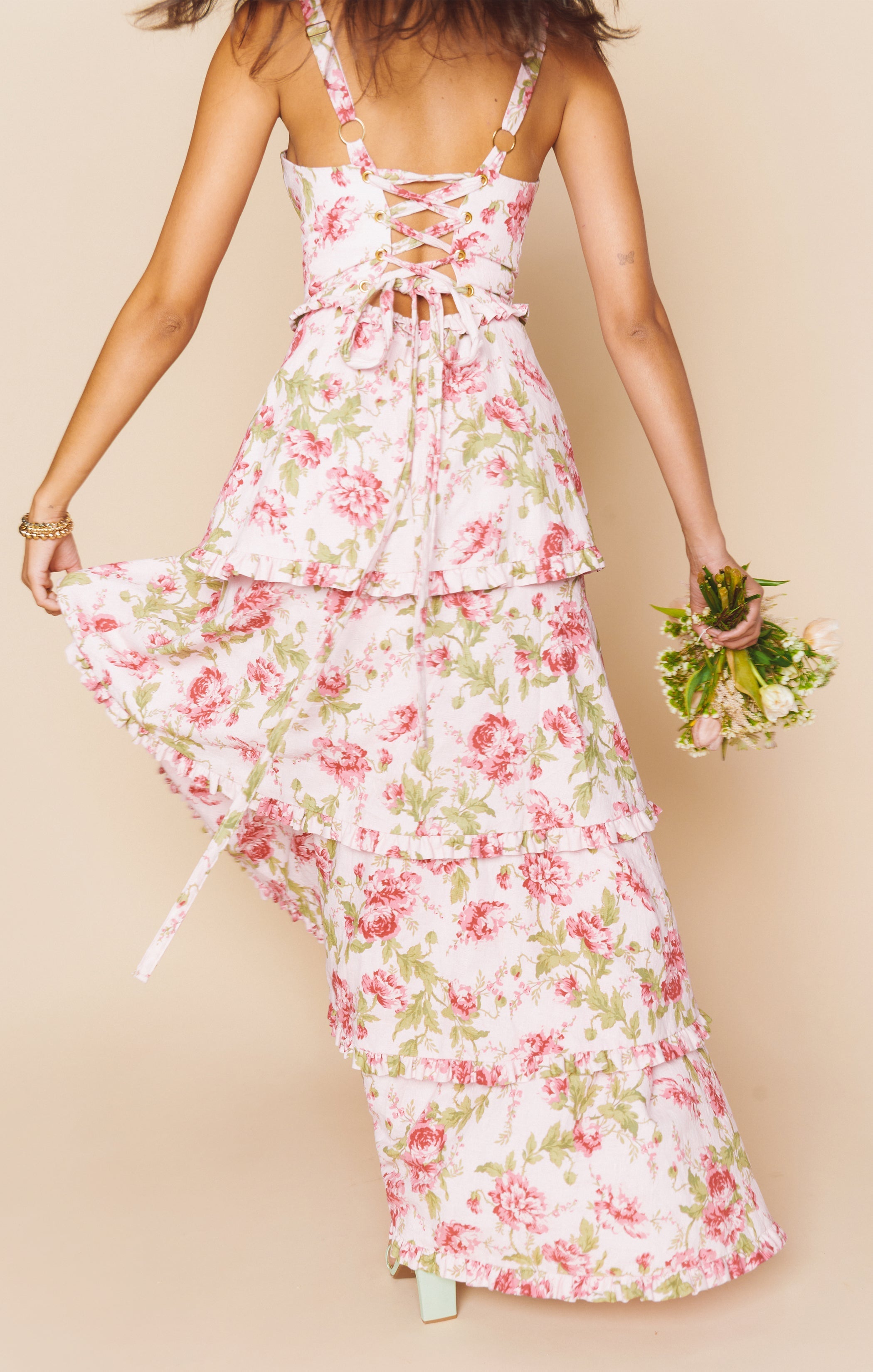 Lady Corset Dress ~ Garden Romantic