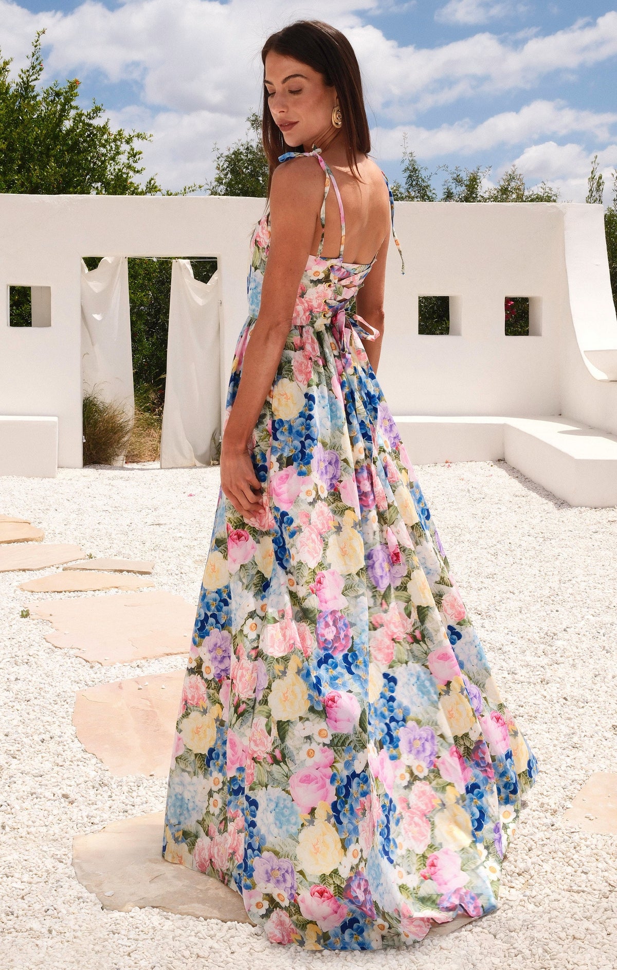 Juliet Maxi Dress ~ Flower Shop