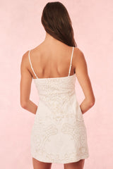 Rosalisa Cotton Doiley Lace Mini Dress