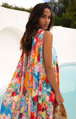 Tinsley Tube Dress ~ Sunset Garden Gala