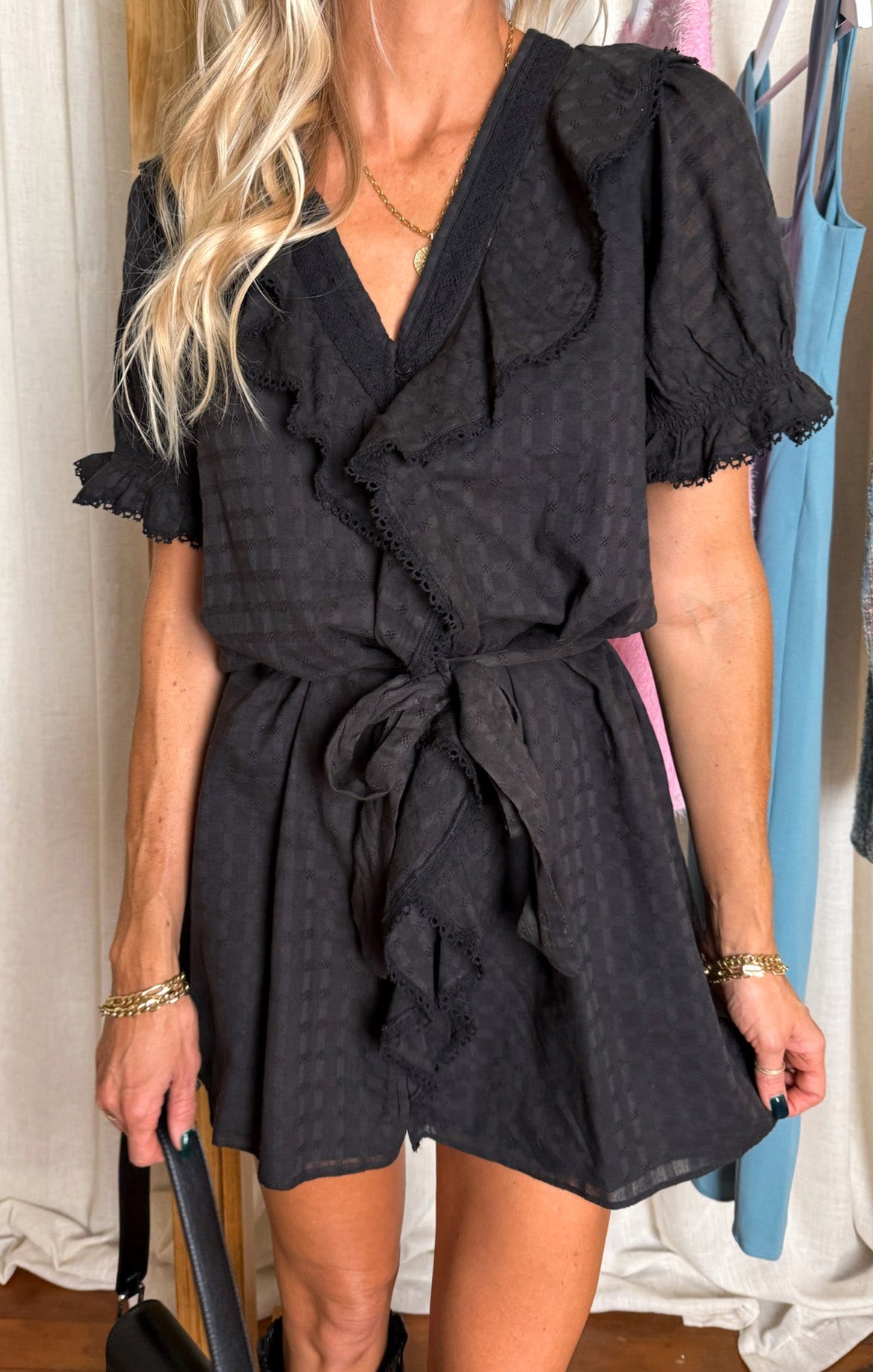 Marissa Dress ~ Black Voile